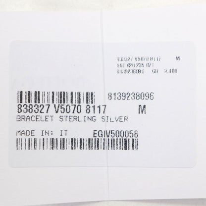  Bottega Veneta 838327 Ag925 Intrecciato Bracelet Bangle Silver