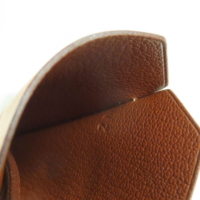 Hermes Vintage Margiela Period Clochette Leather Necklace Pendant Brown D