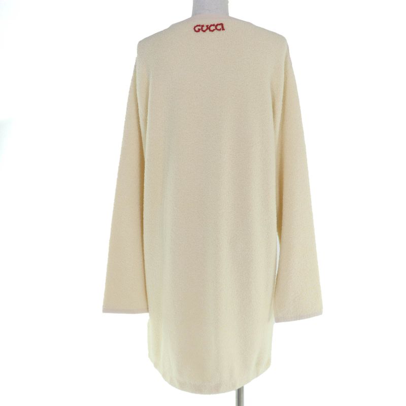 Gucci×disney 606143 Mickey Mouse Pile Dress Beige XS Genuine