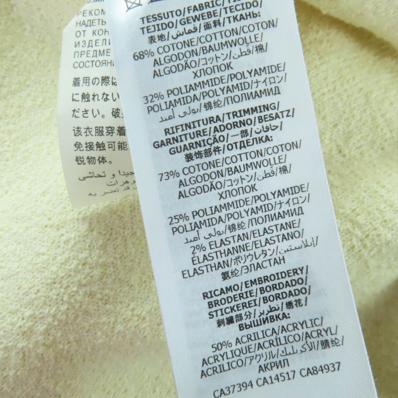 Gucci×disney 606143 Mickey Mouse Pile Dress Beige XS Genuine