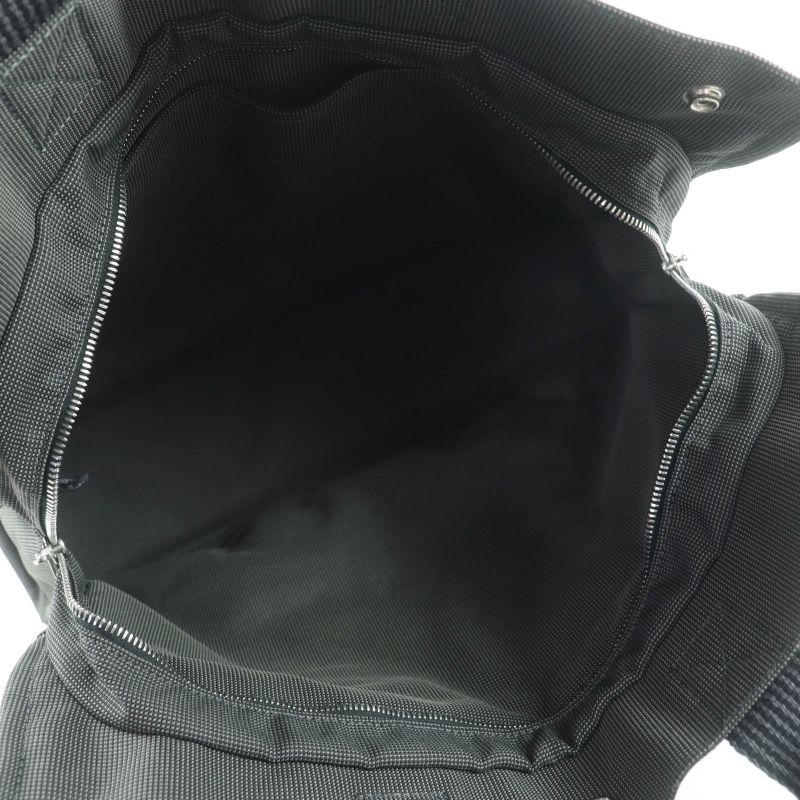 Hermes Airline MM Serie Hardware Canvas Tote Handbag Gray Made In France Women