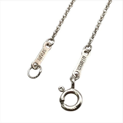 Tiffany & Co Open Heart Necklace Silver
