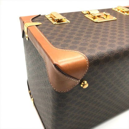 Celine Macadam Triomphe Hand Cosmetic Box Trunk Case Purse