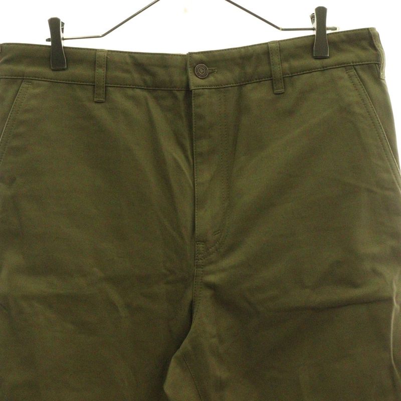 Celine Zip Fly Straight Pants Cotton Pants Beige 2n886383u