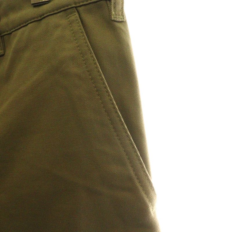 Celine Zip Fly Straight Pants Cotton Pants Beige 2n886383u