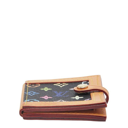 Louis Vuitton Monogram Multicolor Porte Photo 2 Volle Photo Case M58002 Black