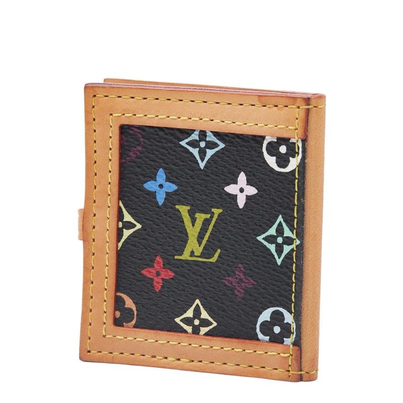 Louis Vuitton Monogram Multicolor Porte Photo 2 Volle Photo Case M58002 Black