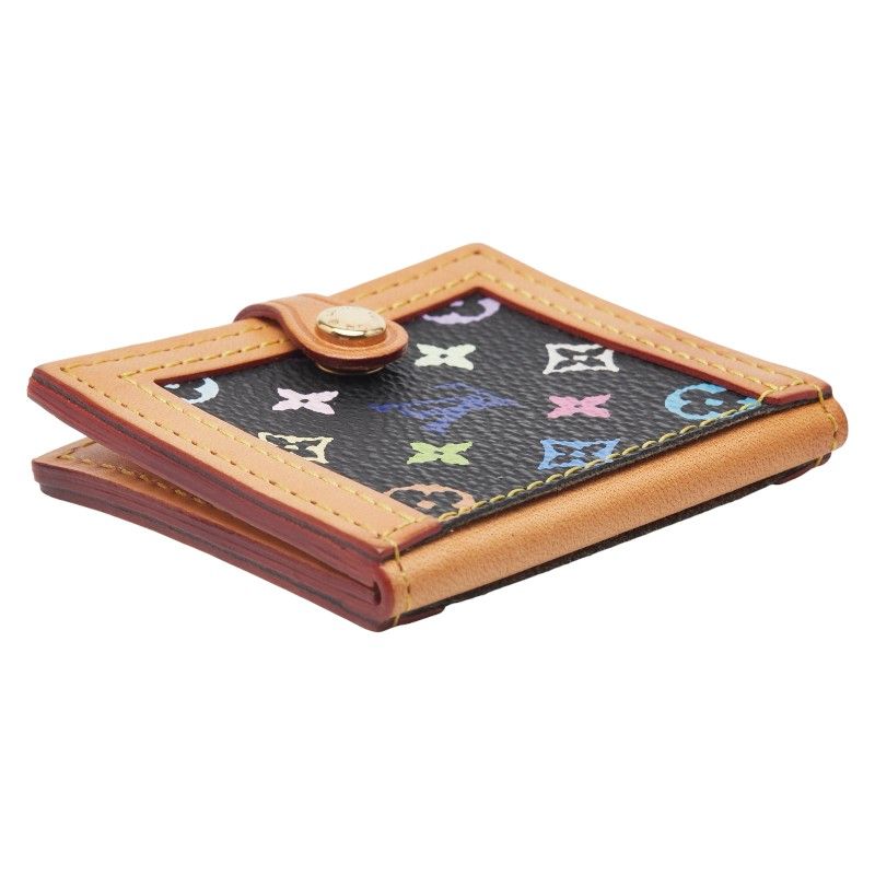 Louis Vuitton Monogram Multicolor Porte Photo 2 Volle Photo Case M58002 Black