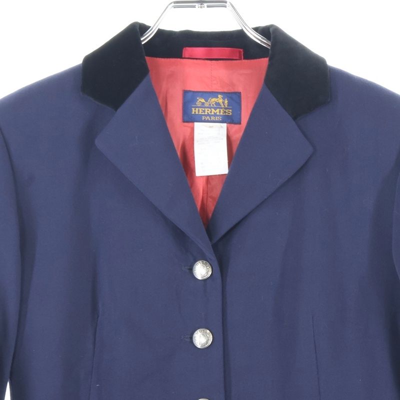 Hermes Vintage Jockey Jacket Navy