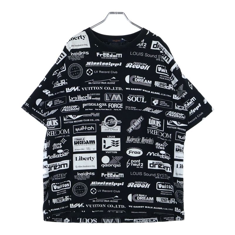 Louis Vuitton 19AW All Over Logo Tee Rm192m NPG Hhy20w All Over Logo Printed