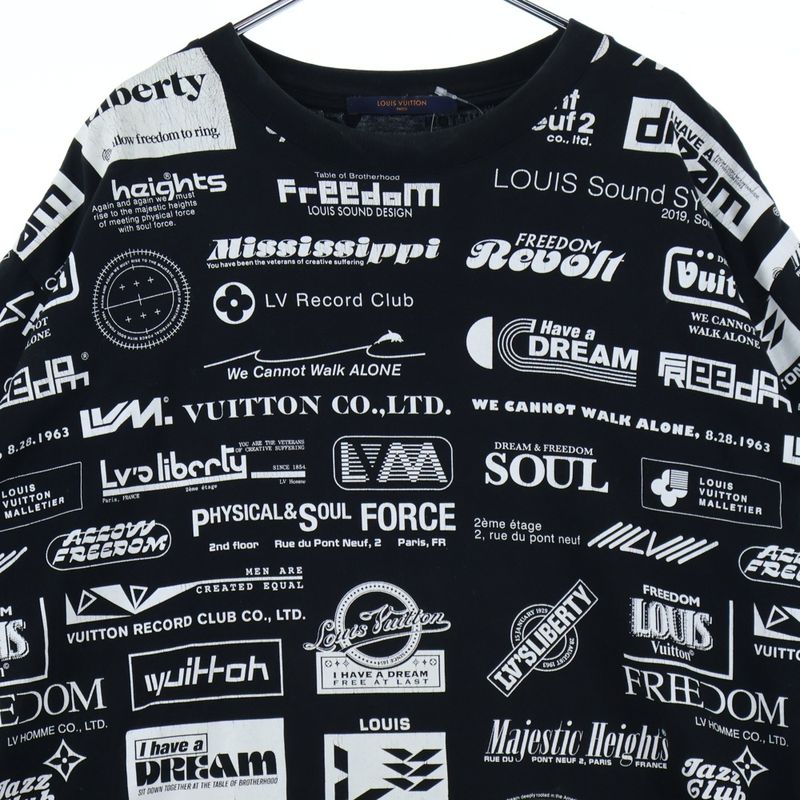 Louis Vuitton 19AW All Over Logo Tee Rm192m NPG Hhy20w All Over Logo Printed