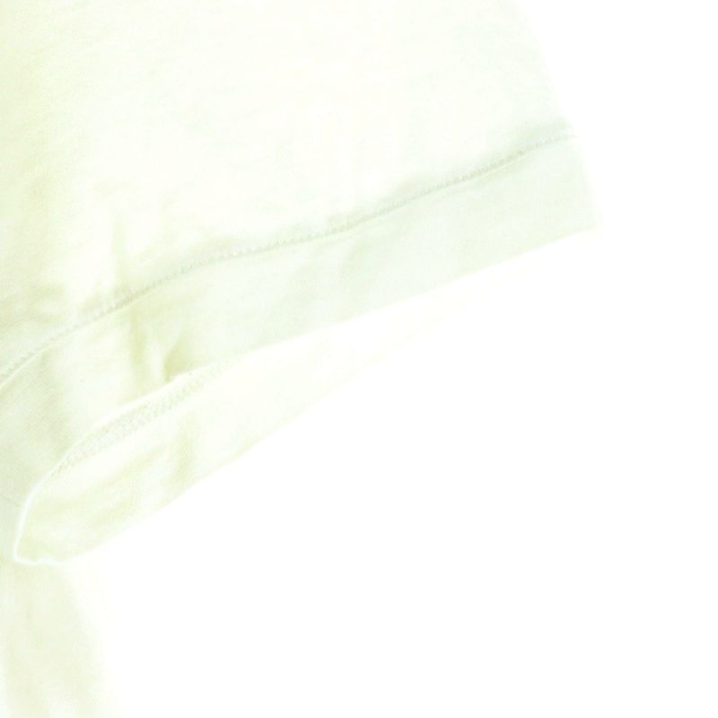 Fendi Front Circle Logo Crew Neck Short Sleeve T-shirt Cut And Sewn White Women