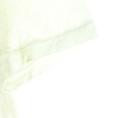 Fendi Front Circle Logo Crew Neck Short Sleeve T-shirt Cut And Sewn White Women