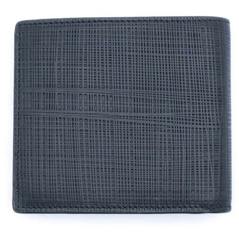 Loewe Anagram Bi-fold Wallet With Card Case Black Leather