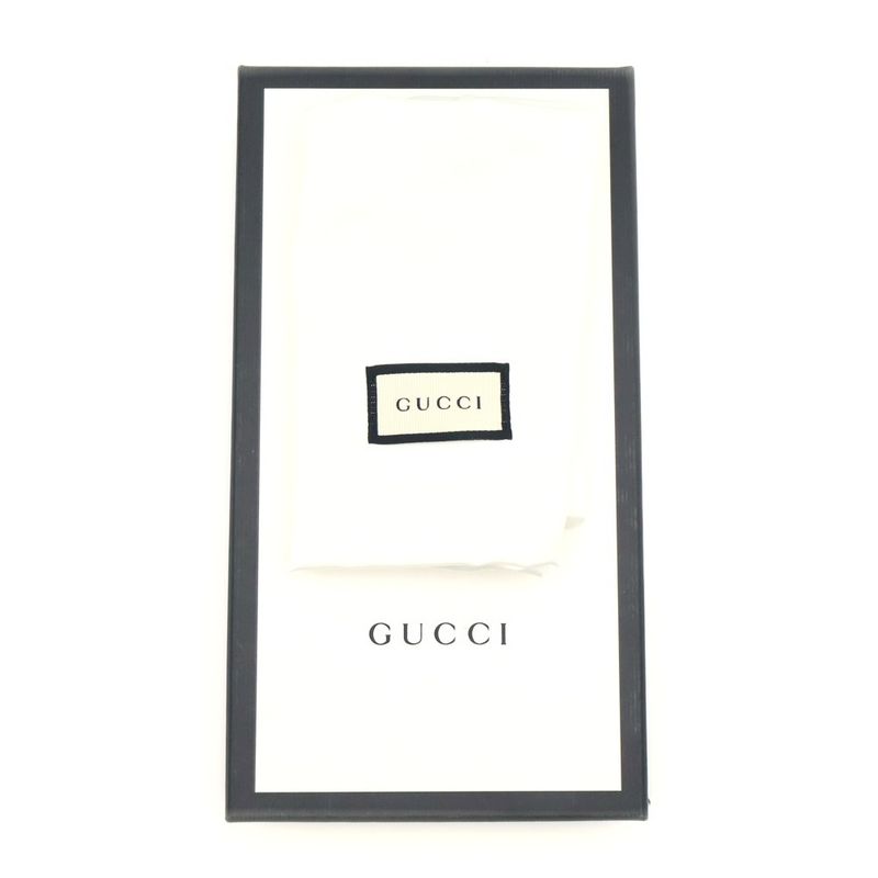 Gucci Logo-printed Zip-around Wallet Long Leather Black 496317