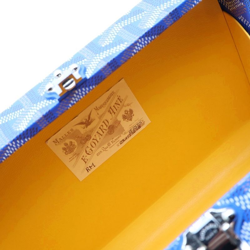 Goyard Buzon Trunk Bag Shoulder Bag Blue Bezonspmlty10cl10p