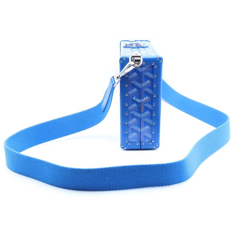 Goyard Buzon Trunk Bag Shoulder Bag Blue Bezonspmlty10cl10p