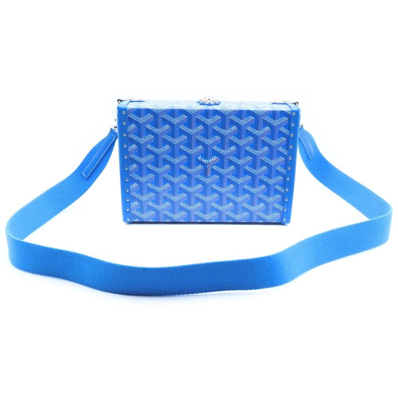 Goyard Buzon Trunk Bag Shoulder Bag Blue Bezonspmlty10cl10p