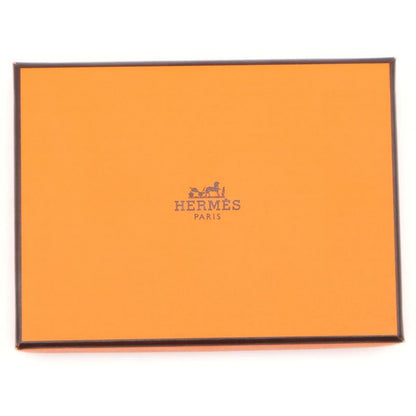Hermes H Sériere Ash Chevre Misol Epson Leather Blue Idora Card Case Business