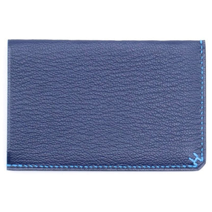 Hermes H Sériere Ash Chevre Misol Epson Leather Blue Idora Card Case Business