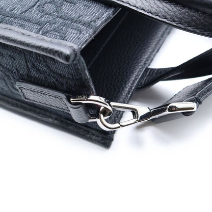 DIOR Safari North South 2 Way Handbag Shoulder Bag Navy