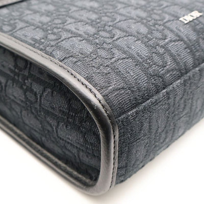 DIOR Safari North South 2 Way Handbag Shoulder Bag Navy