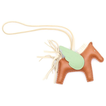 Hermes Pegasus Charm PM Leather Strap Brown/green Stamped B