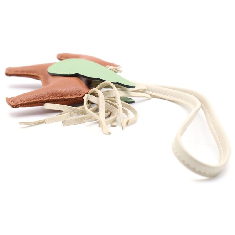 Hermes Pegasus Charm PM Leather Strap Brown/green Stamped B