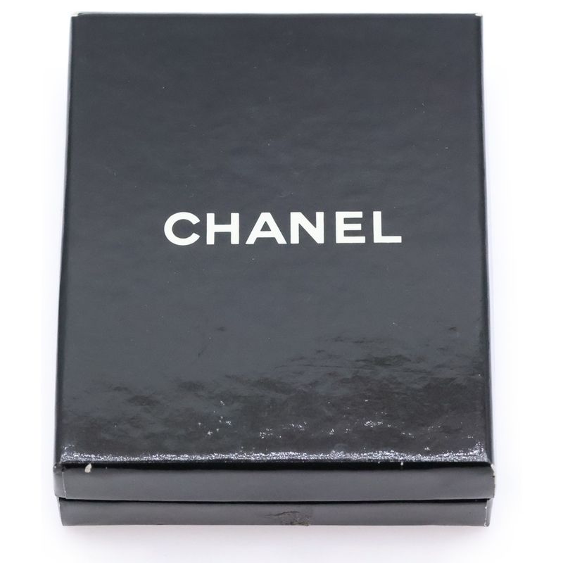 Chanel Coco Mark Chain Brooch Pin Badge GP Gold