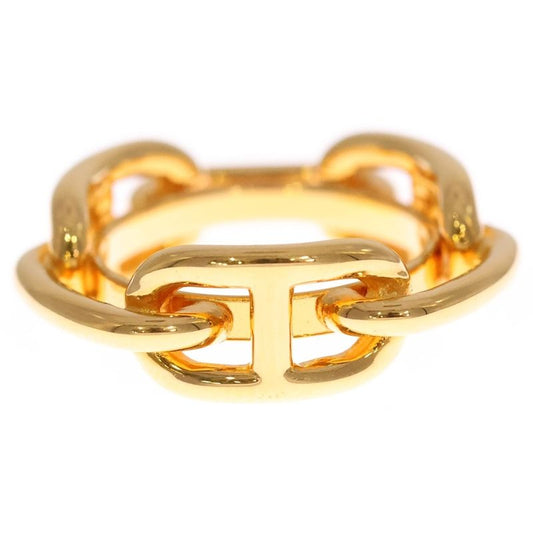 Hermes Chaine D'ancre Scarf Ring Legato GP Gold