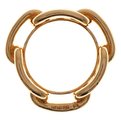 Hermes Chaine D'ancre Scarf Ring Legato GP Gold