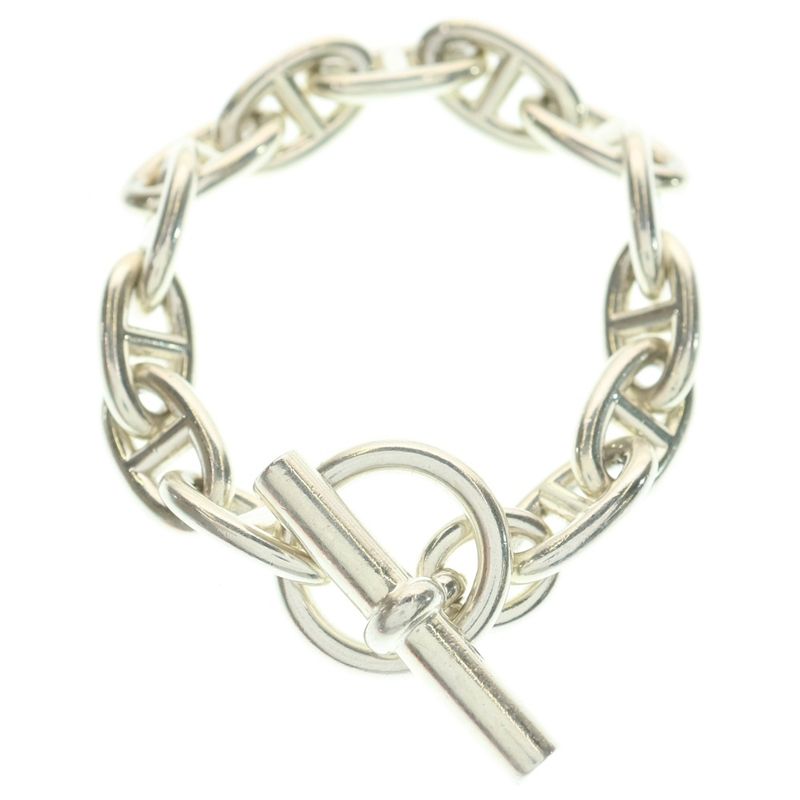 Hermes Chaine D'ancre GM Chaine D'ancre GM 13-panel Chain Bracelet 13link Silver