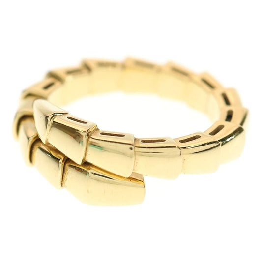 Bvlgari Serpenti Viper Ring 18K Yellow Gold Yellow Gold Size 10