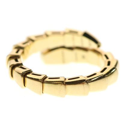 Bvlgari Serpenti Viper Ring 18K Yellow Gold Yellow Gold Size 10