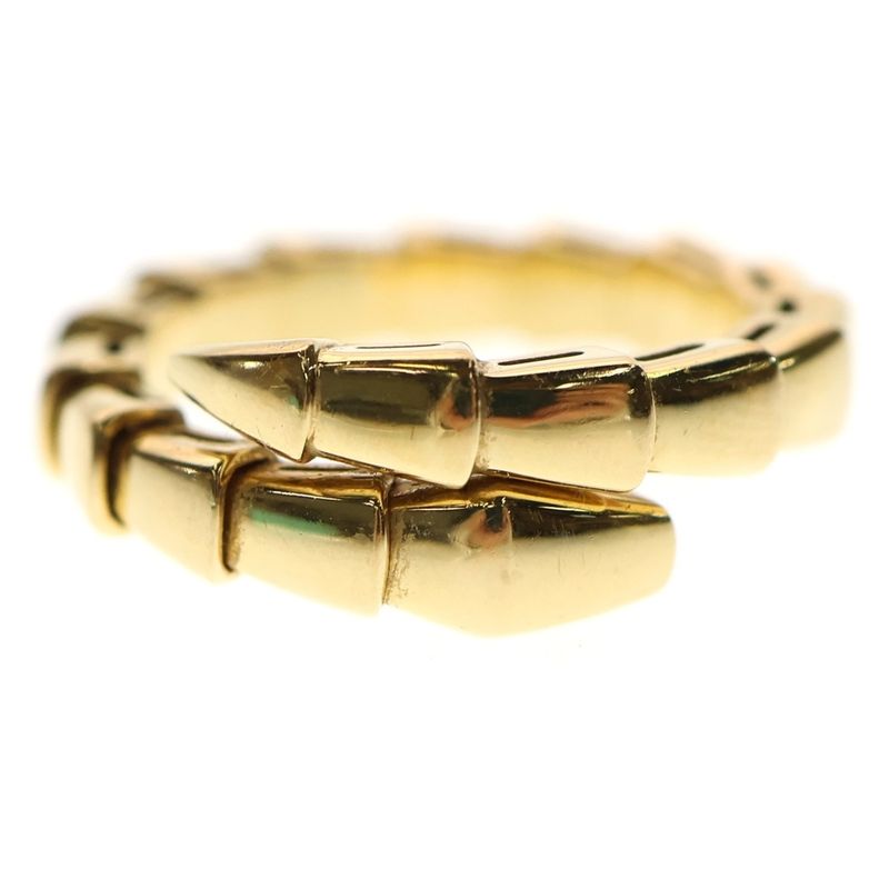 Bvlgari Serpenti Viper Ring 18K Yellow Gold Yellow Gold Size 10