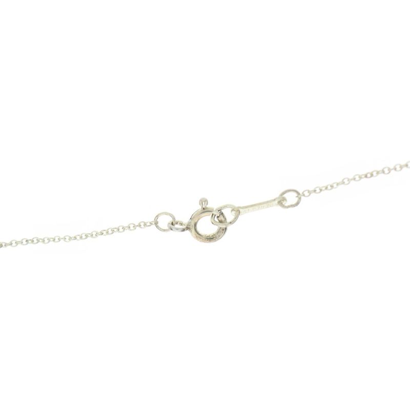 Tiffany & Co Beads Chain Pendant Necklace Silver Sv925