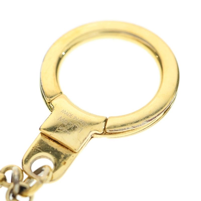 Louis Vuitton Bag Charm Chain Fleur De Monogram Flower Gold/beige M65111