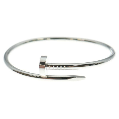 Cartier Juste Un Clou Bracelet White Gold Au750 WG #17 Jewelry