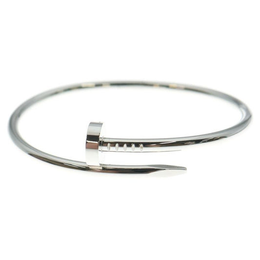 Cartier Juste Un Clou Bracelet White Gold Au750 WG #17 Jewelry