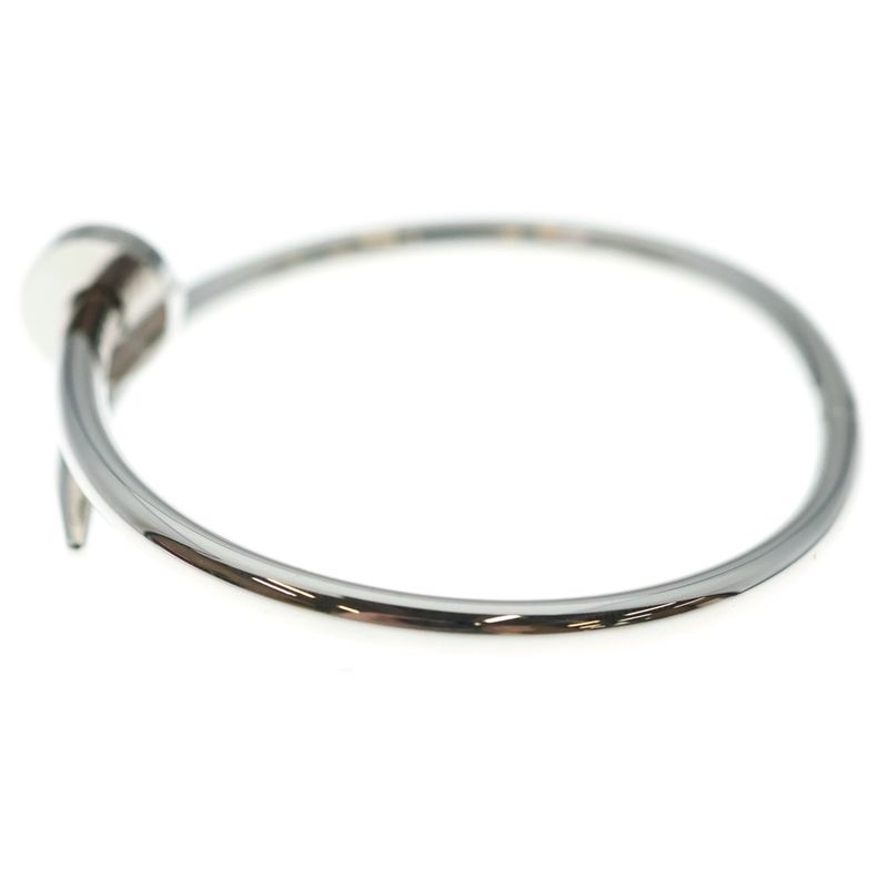 Cartier Juste Un Clou Bracelet White Gold Au750 WG #17 Jewelry