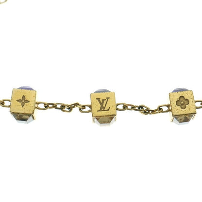 Louis Vuitton Collier Gamble Necklace Pendant Chain Gold GP M65096