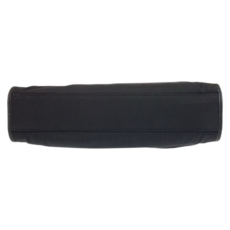 Gucci Sherry Line Black Silver Hardware Nylon/leather 246410 Business Bag