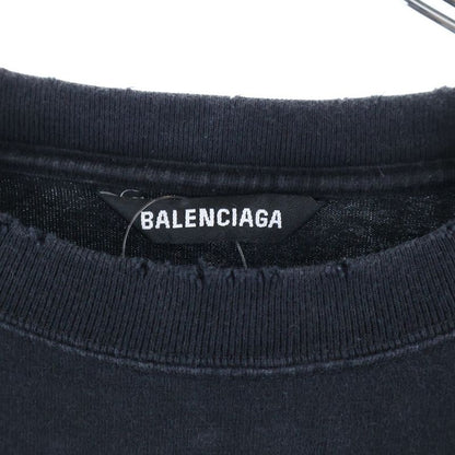 Balenciaga Athletes Athlete Logo Print Damaged Crew Neck Short Sleeve T-shirt