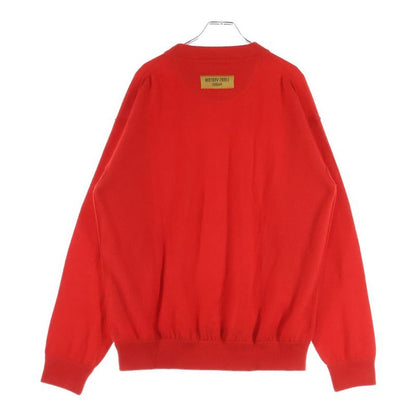 Louis Vuitton 19SS Inside Out Crewneck Knit Sweater Red Rm191 JZE Hgn62w