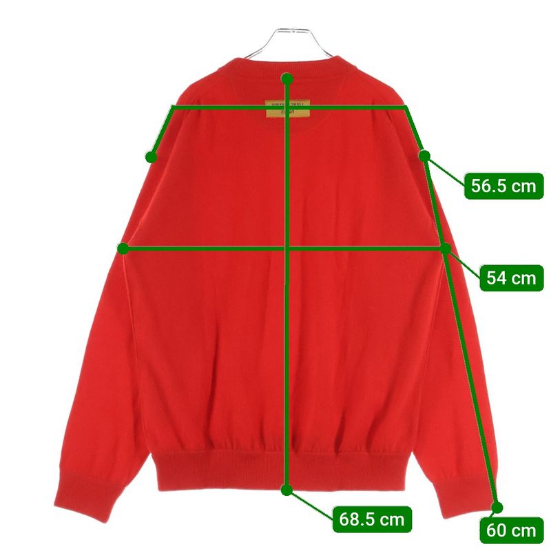 Louis Vuitton 19SS Inside Out Crewneck Knit Sweater Red Rm191 JZE Hgn62w