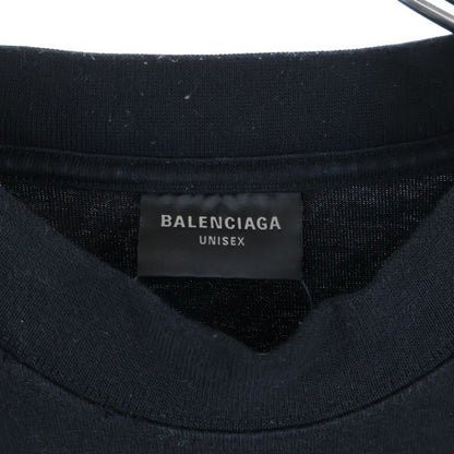 Balenciaga 24SS Dark Web Oversized Short Sleeve T-shirt Black 739028 Tpvn5