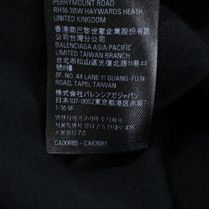 Balenciaga 24SS Dark Web Oversized Short Sleeve T-shirt Black 739028 Tpvn5