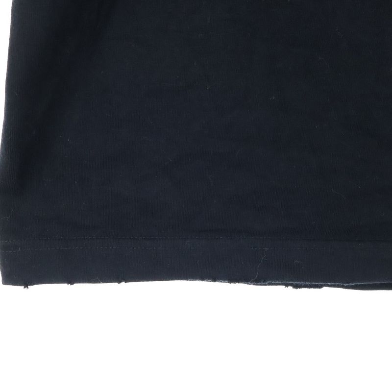 Balenciaga 24SS Dark Web Oversized Short Sleeve T-shirt Black 739028 Tpvn5