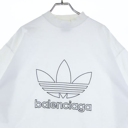 Balenciaga 23SS ×adidas Adidas Trefoil Logo Oversized T-shirt Short Sleeve Crew