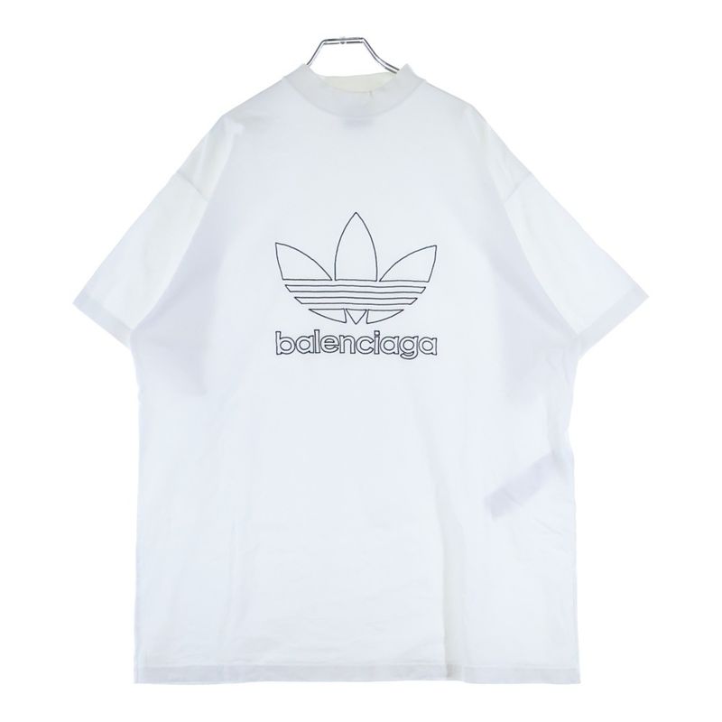 Balenciaga 23SS ×adidas Adidas Trefoil Logo Oversized T-shirt Short Sleeve Crew